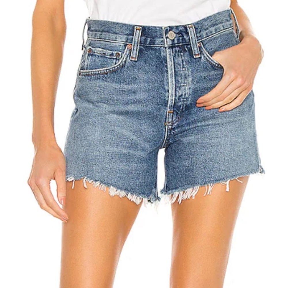 Agolde Parker Long Short in Skywave